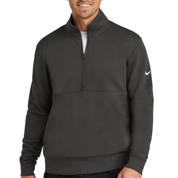 Club Fleece Sleeve Swoosh 1/2 Zip Thumbnail
