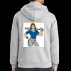 Essential Fleece Full Zip Hooded Sweatshirt Thumbnail