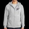 Essential Fleece Full Zip Hooded Sweatshirt Thumbnail