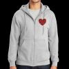 Essential Fleece Full Zip Hooded Sweatshirt Thumbnail