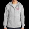 Essential Fleece Full Zip Hooded Sweatshirt Thumbnail