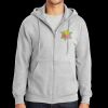 Essential Fleece Full Zip Hooded Sweatshirt Thumbnail