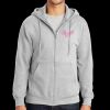 Essential Fleece Full Zip Hooded Sweatshirt Thumbnail