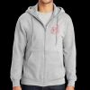 Essential Fleece Full Zip Hooded Sweatshirt Thumbnail