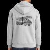 Essential Fleece Full Zip Hooded Sweatshirt Thumbnail