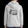 Essential Fleece Full Zip Hooded Sweatshirt Thumbnail