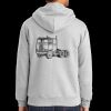 Essential Fleece Full Zip Hooded Sweatshirt Thumbnail