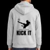 Essential Fleece Full Zip Hooded Sweatshirt Thumbnail